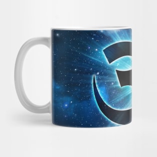 Blue om sanscrit Mug